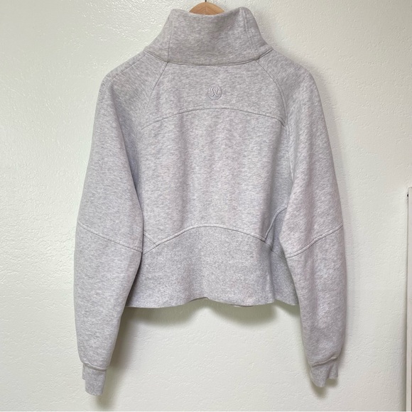 Lululemon Scuba Oversized Half-Zip Hoodie Women’s M / L Gray - Picture 8 of 15
